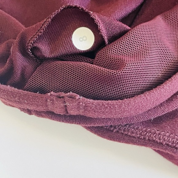 Lululemon Power Y Tank Top Bordeaux Drama Racerback Strappy Workout Yoga Size 8 - Picture 7 of 11